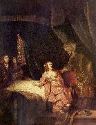 Rembrandt Peale Joseph wird von Potiphars Weib beschuldigt oil painting